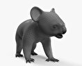 無尾熊 3D模型