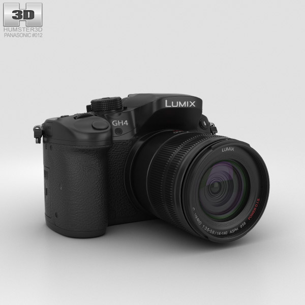 Panasonic Lumix DMC-GH4 3D model