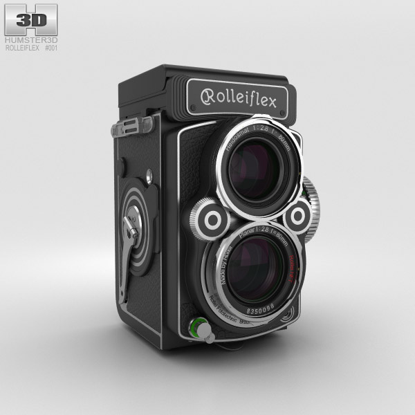 Rolleiflex 2.8 FX 3D-Modell