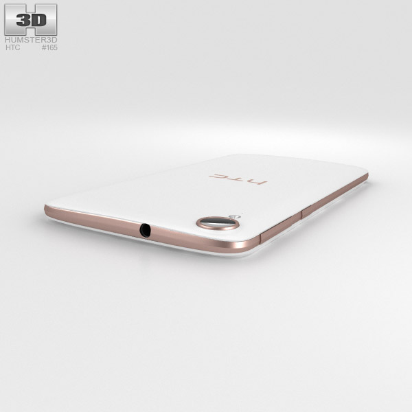 htc desire 828 dual sim pearl white 3d model