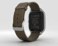 Asus Zenwatch 2 1.63-inch Silver Case Brown Rubber Band 3d model