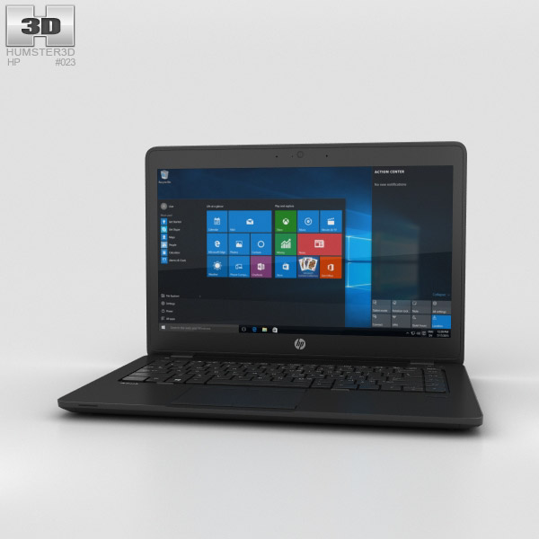 HP ZBook 14 G2 Mobile Workstation 3D model
