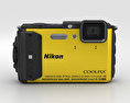 Nikon Coolpix AW130 Amarillo Modelo 3D