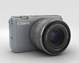 Canon EOS M10 Gray Modello 3D