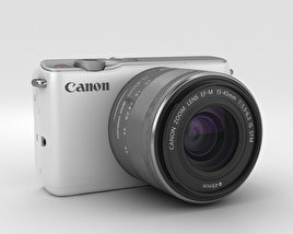 Canon EOS M10 Blanc Modèle 3D