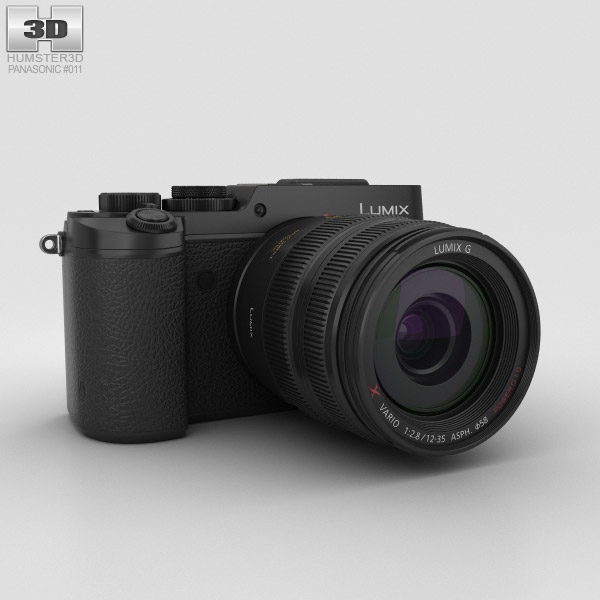Panasonic Lumix DMC-GX8 Black 3D model