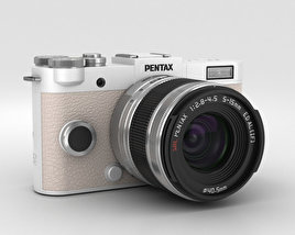 Pentax Q-S1 Pure White 3D 모델 