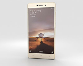 Xiaomi Redmi 3 Gold 3D model