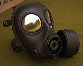 SWAT Gas Mask 3D model