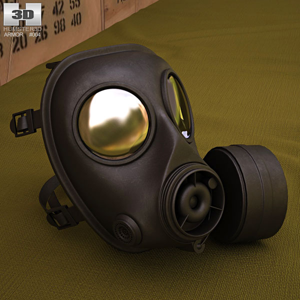 SWAT-Gasmaske 3D-Modell