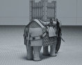 Бойовий слон 3D модель