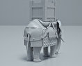 Бойовий слон 3D модель