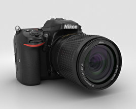 Nikon D7200 Modelo 3D