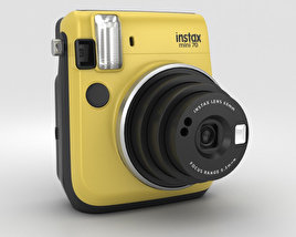 Fujifilm Instax Mini 70 Jaune Modèle 3D