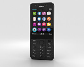 Nokia 230 Dual SIM 黑色的 3D模型