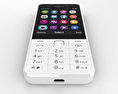 Nokia 230 Dual SIM 白色的 3D模型