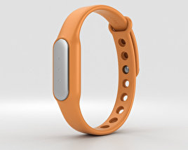 Xiaomi Mi Band Orange Modello 3D