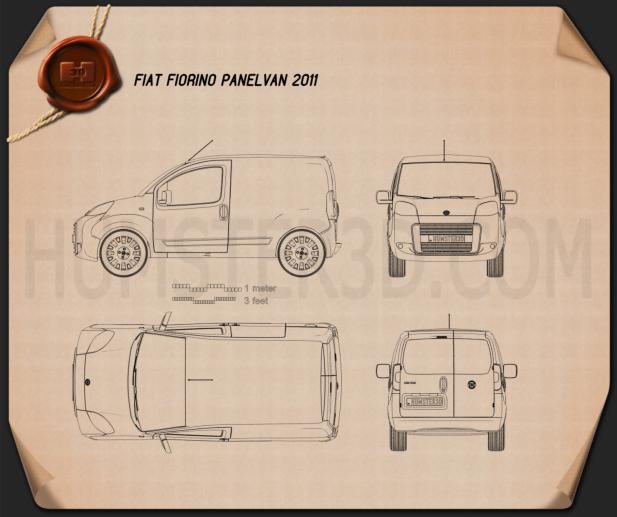 Fiat Fiorino Fourgon 2011 Plan
