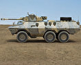 Ratel IFV 3D模型 侧视图