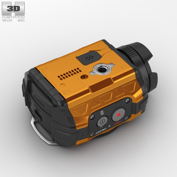 Ricoh WG-M1 Orange 3D model - Electronics on Hum3D
