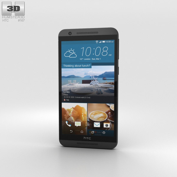 HTC One E9s Dual Sim Meteor Gray 3D模型