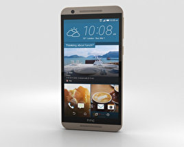 HTC One E9s Dual Sim Roast Chestnut 3D 모델 
