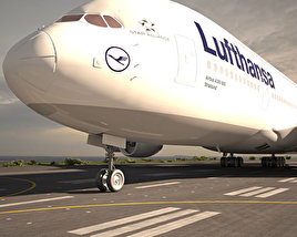エアバスA380 3Dモデル
