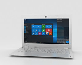 Lenovo Ideapad 100S Blanc Modèle 3D