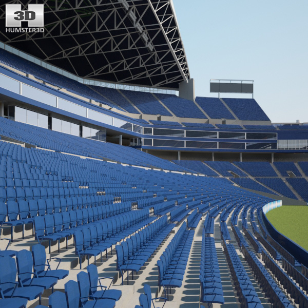 CenturyLink Field 3D model - Architecture on Hum3D