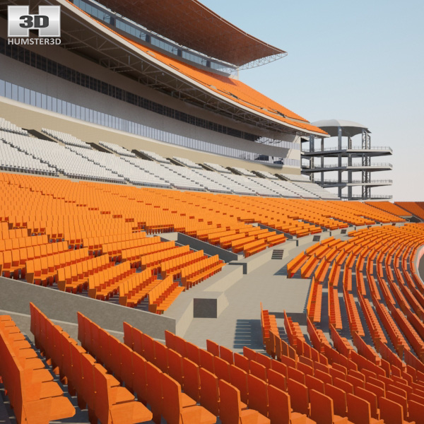 Heinz Field 3D model Architecture on Hum3D