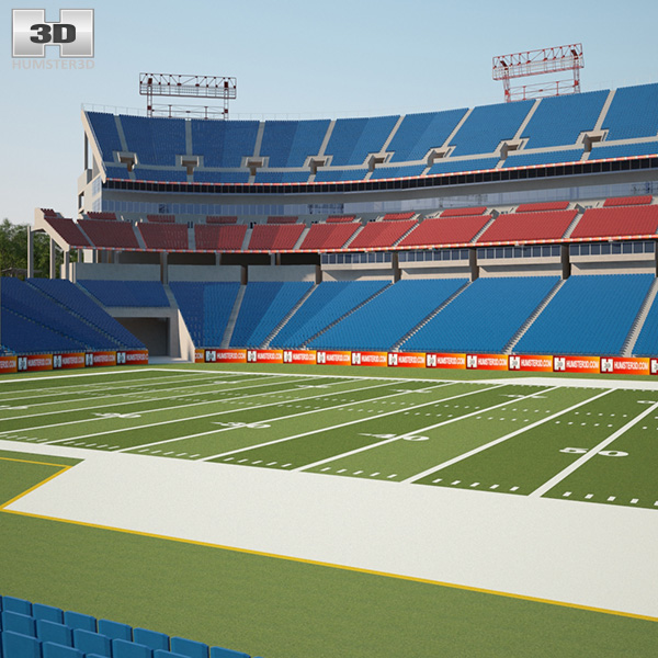Nissan Stadium 3D model