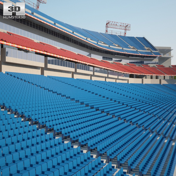 Nissan Stadium 3D model - Architecture on Hum3D