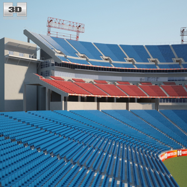 Nissan Stadium 3D model - Architecture on Hum3D