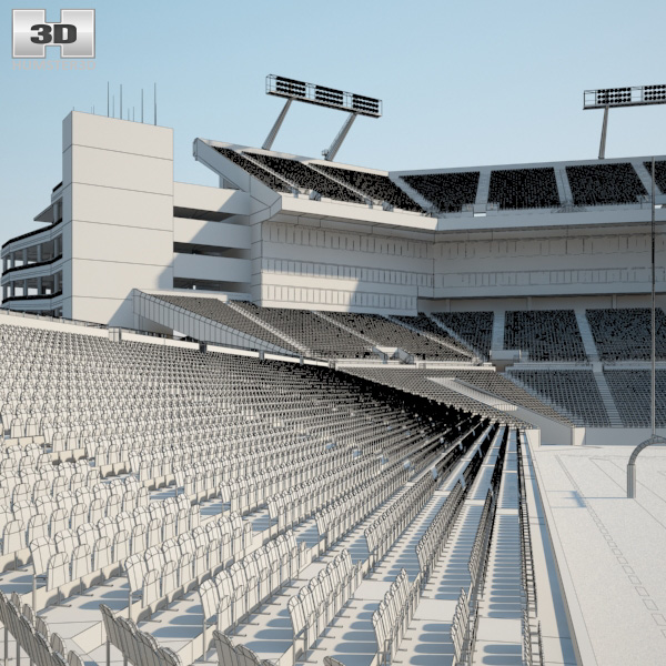 Raymond James Stadium 3D model - Architecture on Hum3D