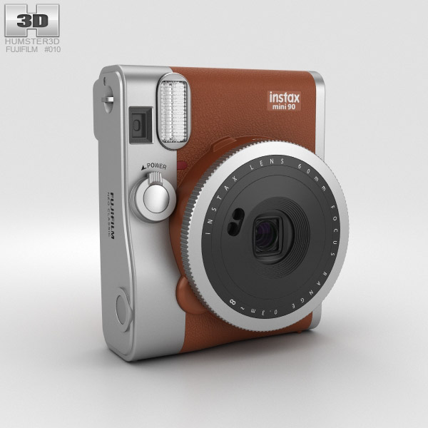 Fujifilm Instax Mini 90 Brown 3Dモデル