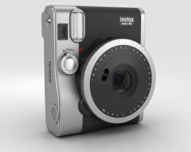 Fujifilm Instax Mini 90 Neo Classic Schwarz 3D-Modell