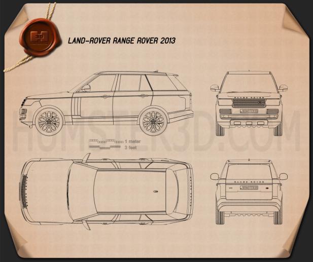 Range Rover (L405) 2014 Blueprint