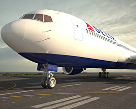 Boeing 767-300 3Dモデル
