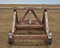 Catapult 3d model front view