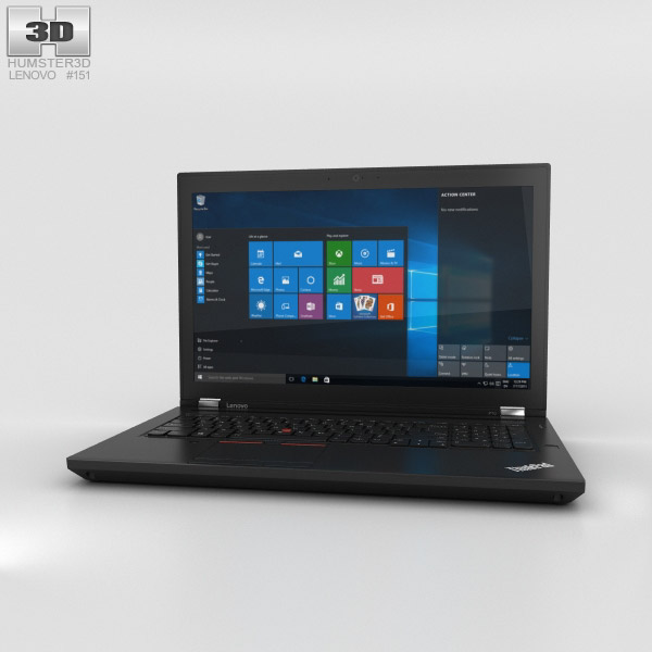 Lenovo ThinkPad P70 3D-Modell