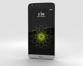 LG G5 Silver 3D-Modell