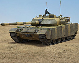 VT-4 (MBT-3000) Tank 3D model