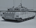 VT-4 (MBT-3000) Tank 3d model