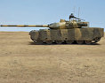 VT-4 (MBT-3000) Tank 3d model side view