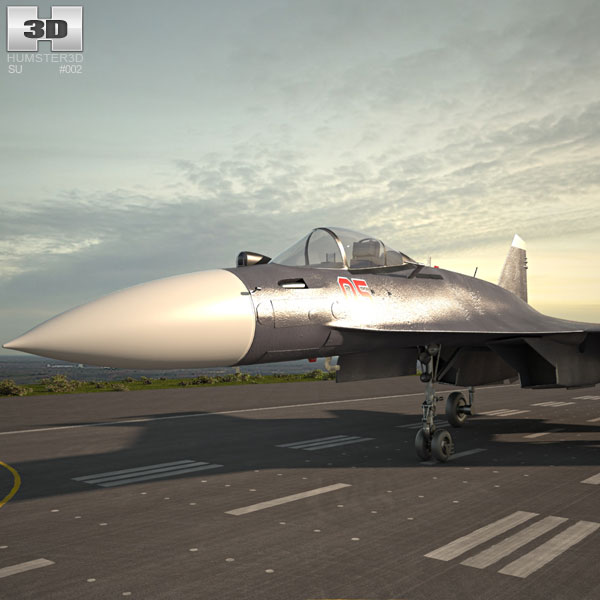 Sukhoi Su-35 3D model