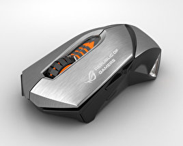 Asus ROG Eagle Eye GX1000 Mouse da gioco Modello 3D