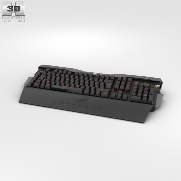 Asus ROG GK2000 Tastiera Modello 3D