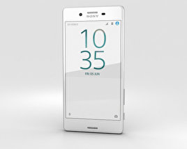 Sony Xperia X Performance White 3D model