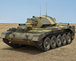 Crusader Panzer 3D-Modell