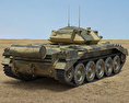 十字軍坦克 (Mk III) 3D模型 后视图